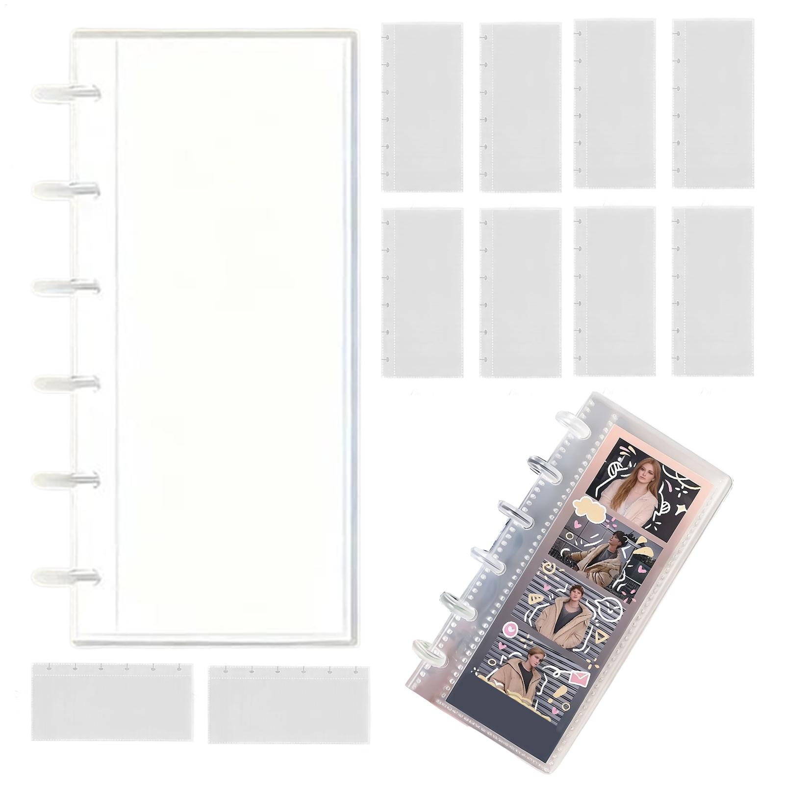 Binding Comb Plastic - Şeffaf Fotoğraf Albümü, İdol Kartı Koleksiyonu