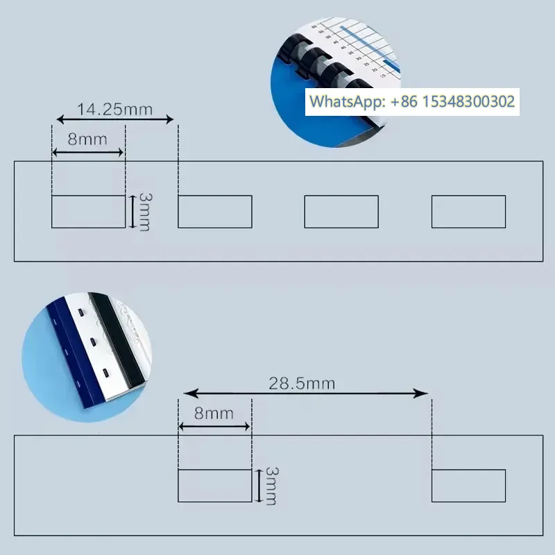 Binding Comb Plastic - 12mm Mavi 1/2