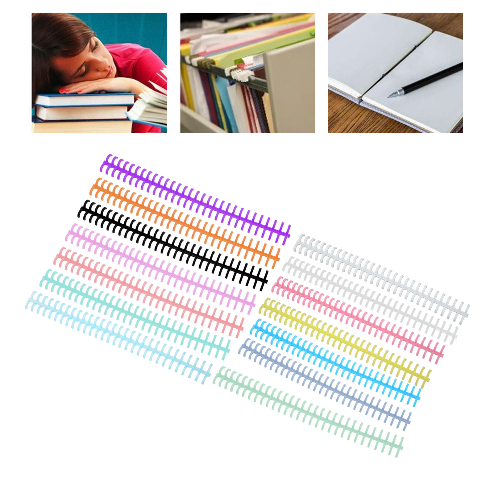 10 adet 30 delikli gevşek yapr - Binding Comb Plastic incelemesi ve fiyatı