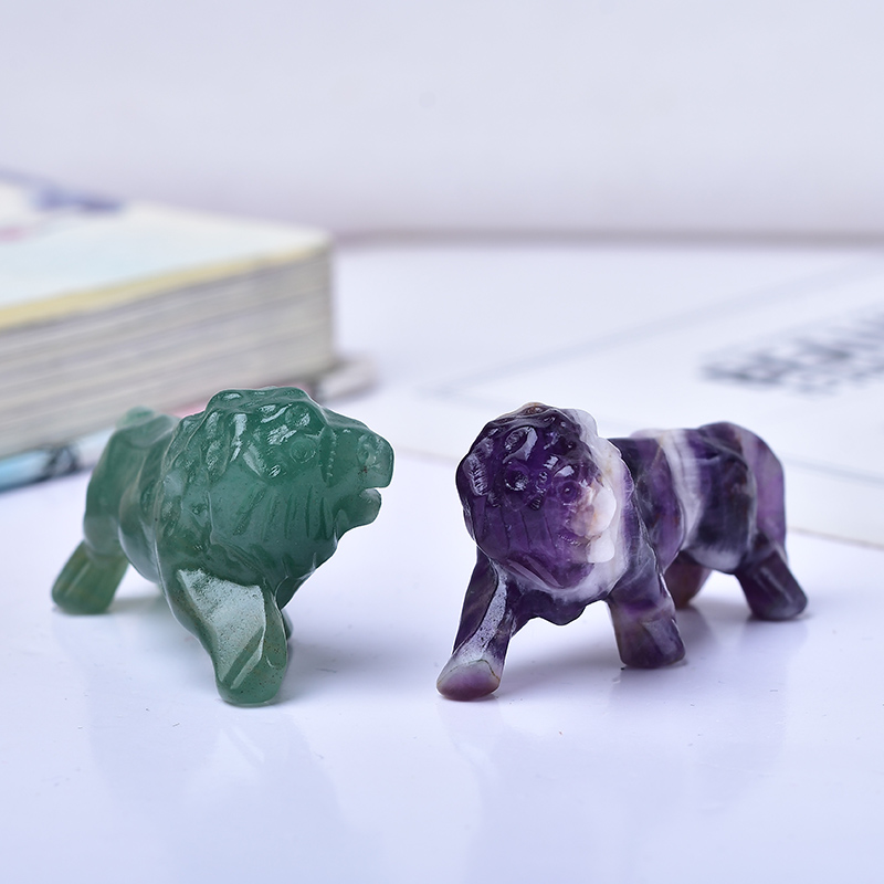 Doğal kristal obsidyen aslan.  - Lion Stationery & Office Supply(Kunshan)Co.Ltd incelemesi ve fiyatı