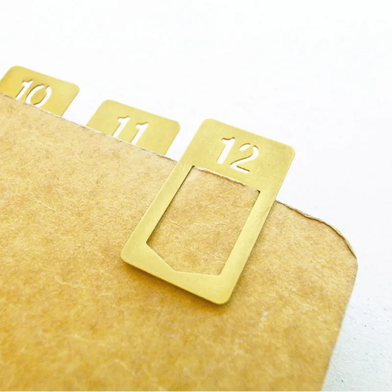 12 adet/grup Vintage bakır imi - Stationery And Office Supply Stores incelemesi ve fiyatı