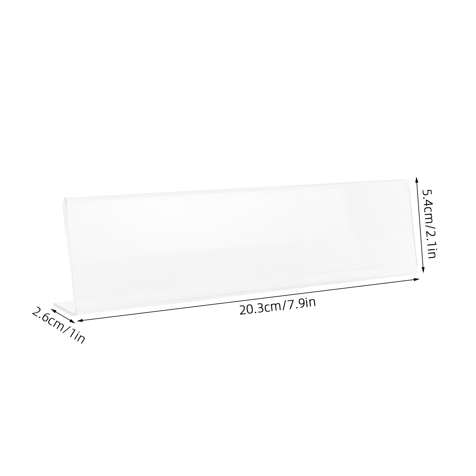 6 Adet Masa Üstü İsimlik, Şeff - Desk Name Plate incelemesi ve fiyatı