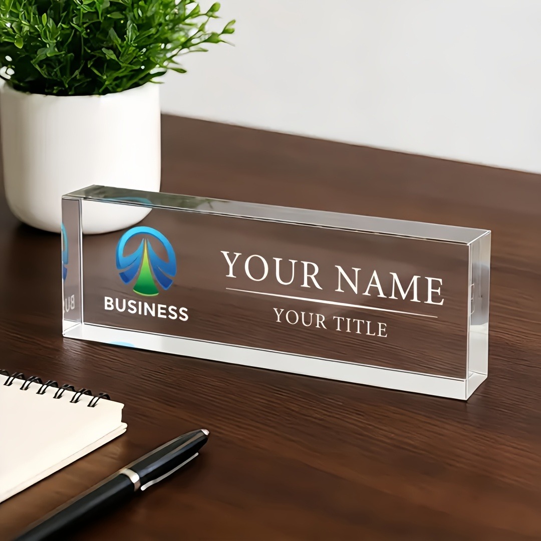 2D Düz Kişiselleştirilmiş Akri - Desk Name Plate incelemesi ve fiyatı