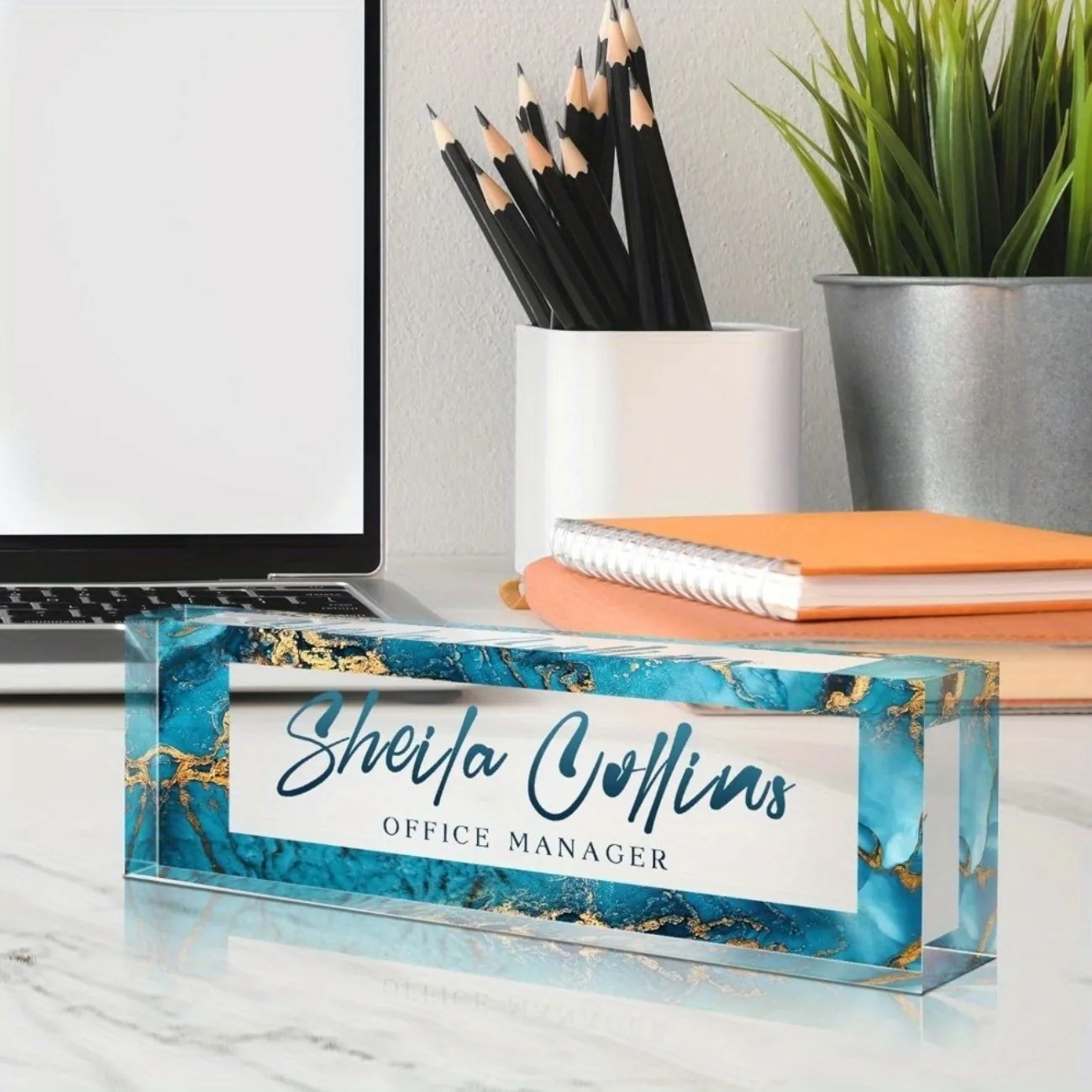 [2D Düz] Komik Özel Akrilik Ma - Desk Name Plate incelemesi ve fiyatı