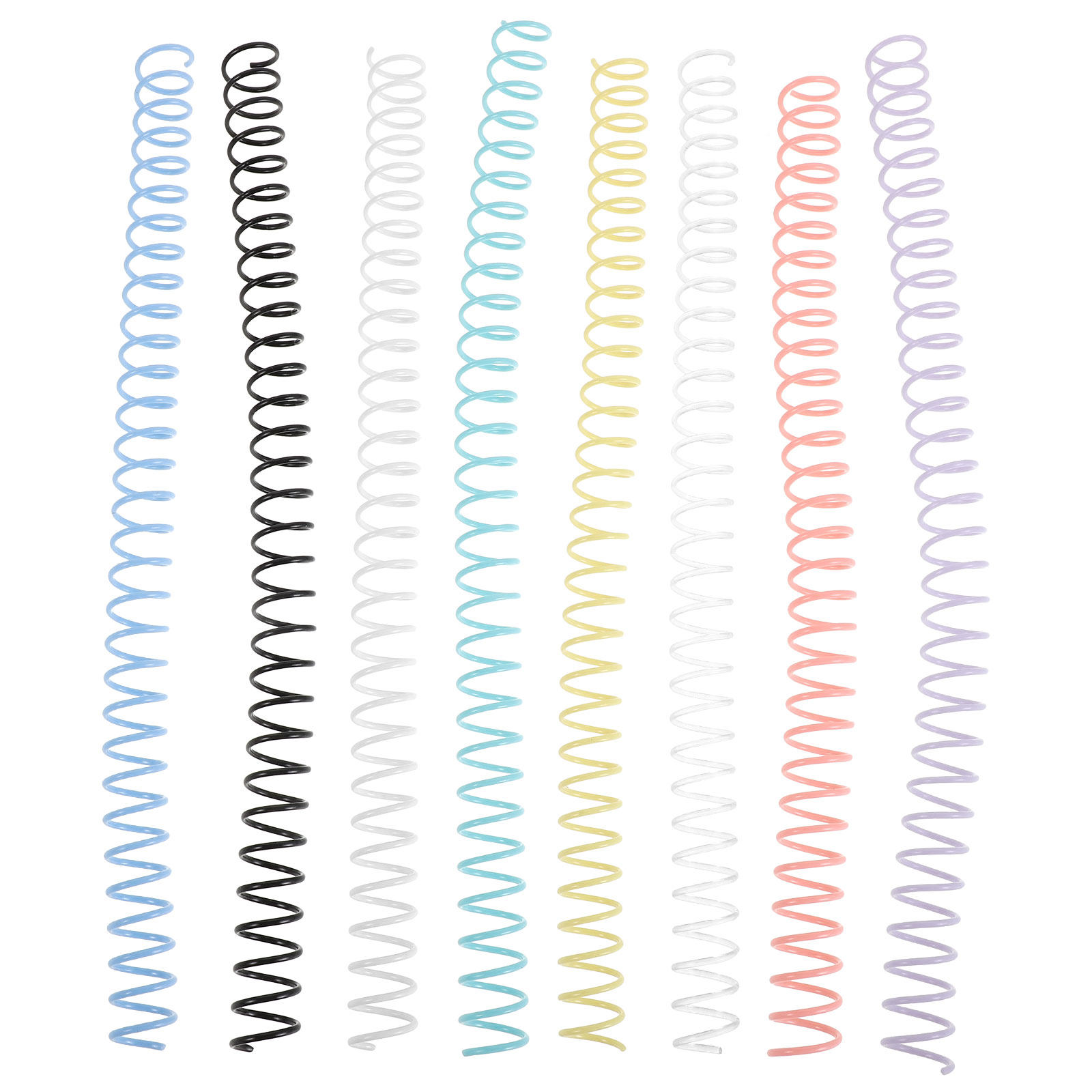 8 Adet Plastik Spiral Cilt Hal - Binding Comb Plastic incelemesi ve fiyatı