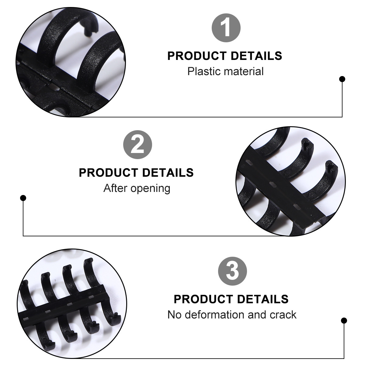 10 Adet Plastik Tarak Şeklinde - Binding Comb Plastic incelemesi ve fiyatı